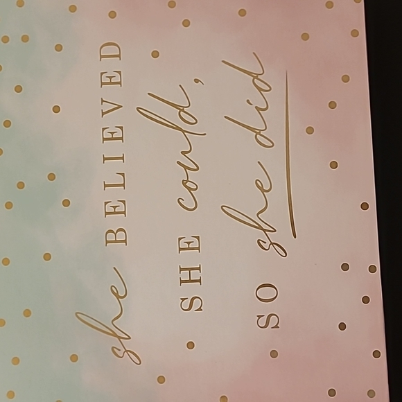 💕NEW Storage Box💕SHE BELIEVED SHE COULD, SO SHE DID💕 - Picture 2 of 8